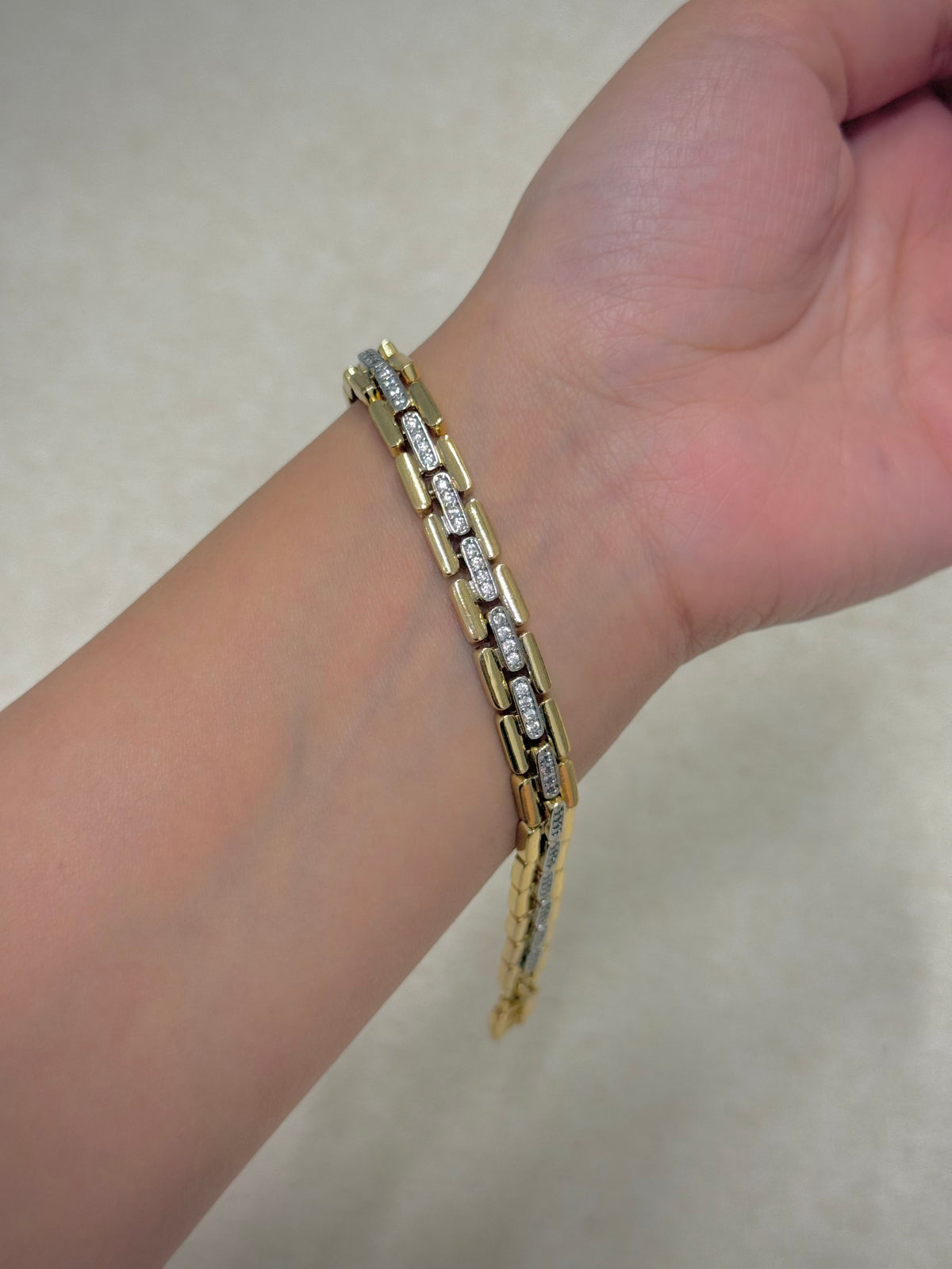 Gold plated bracelet
