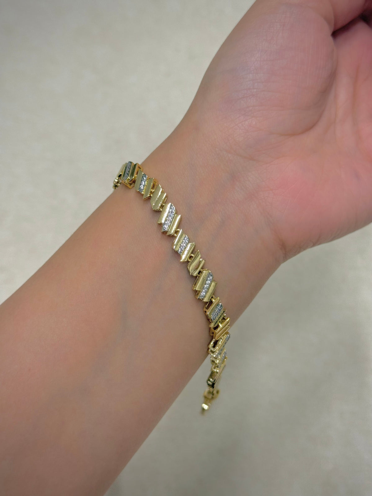 Gold plated bracelet