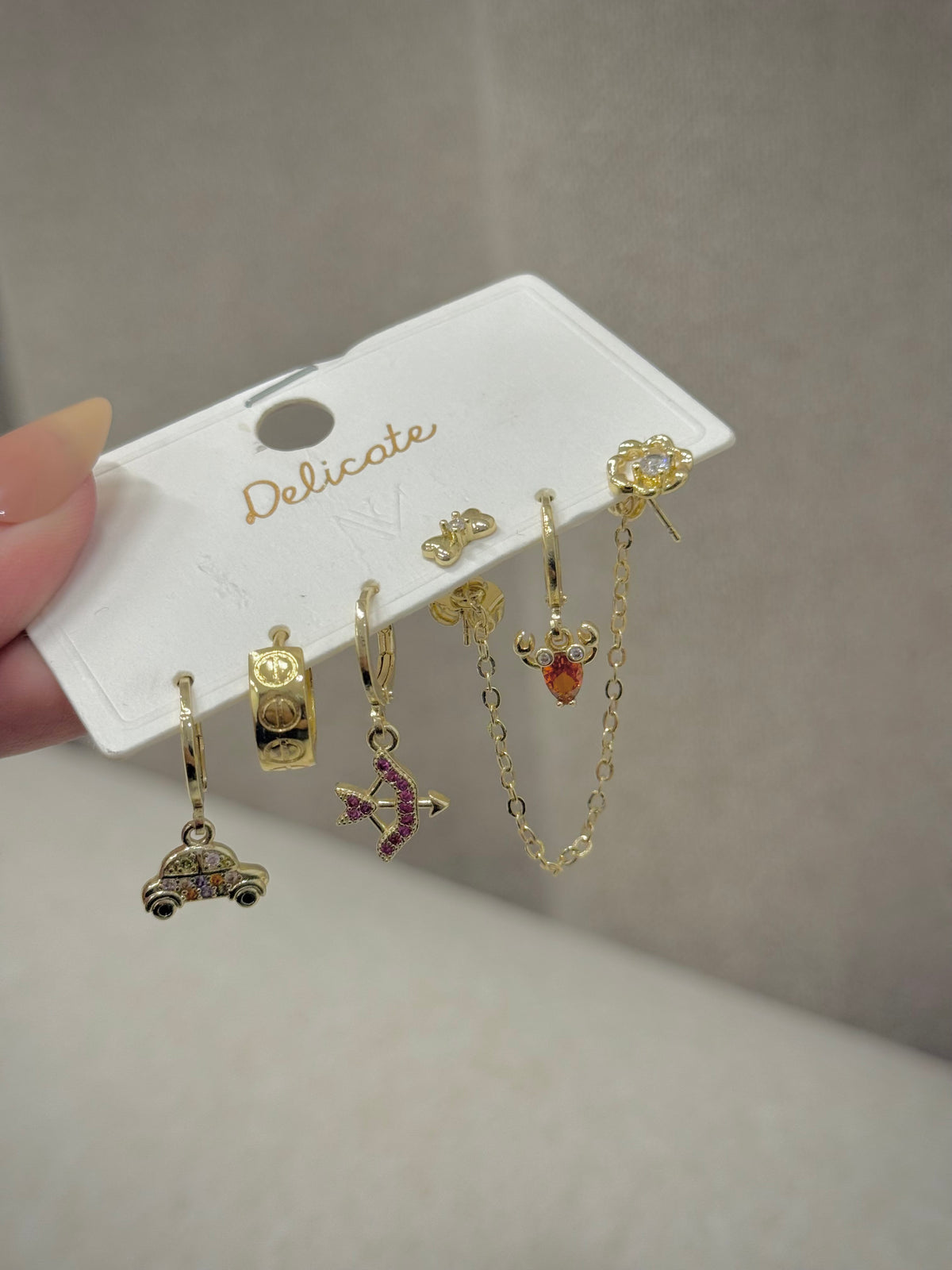 Trendy earrings