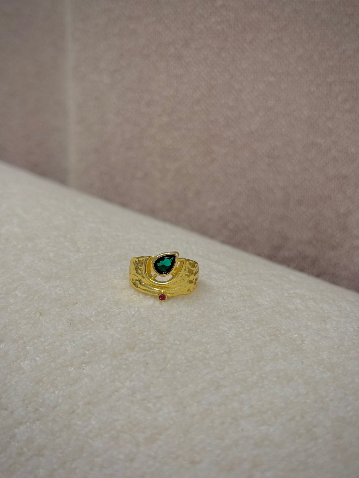 Gold plated ring