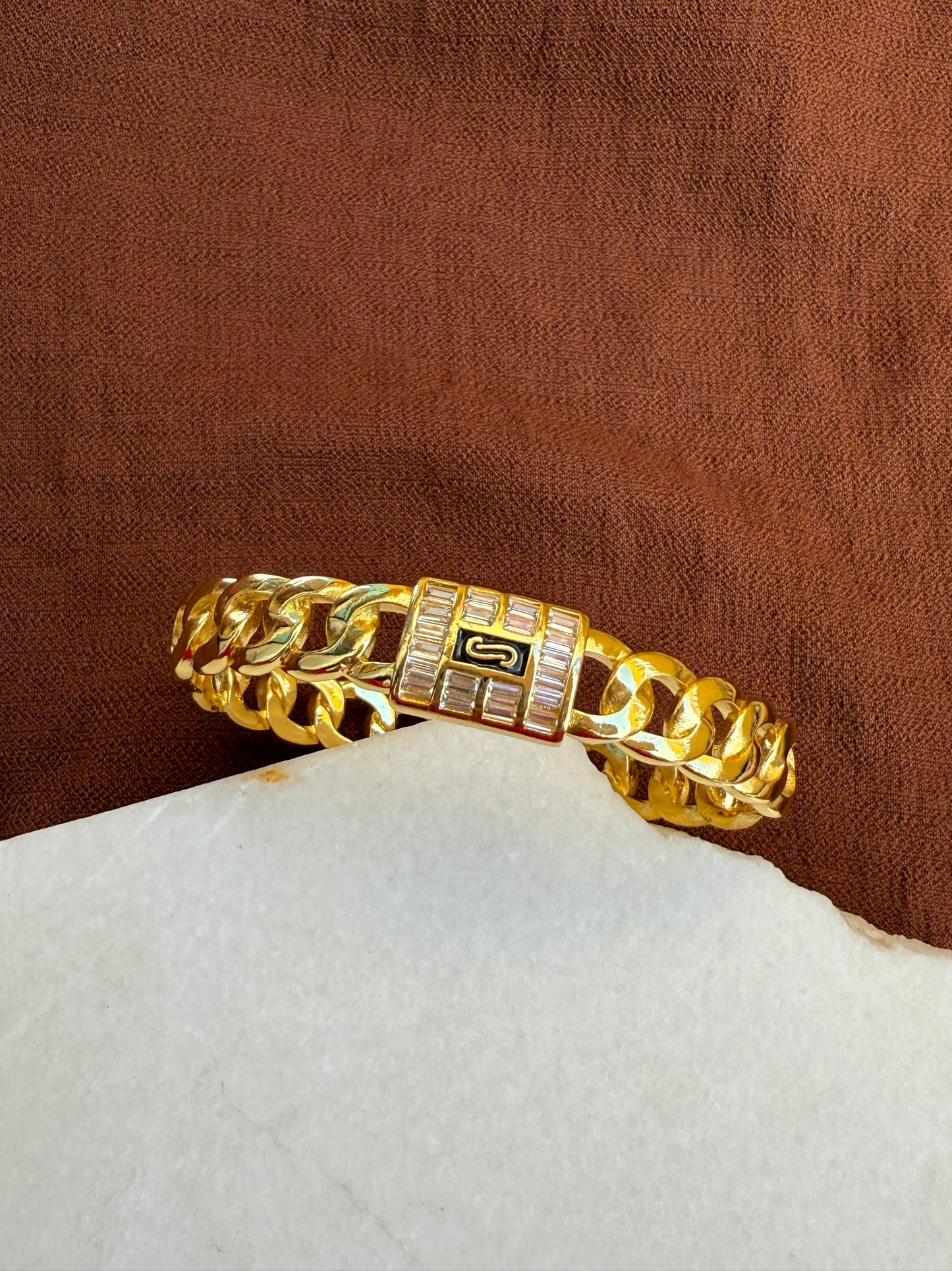 Gold plated bracelet