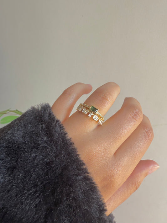 Gold plated ring