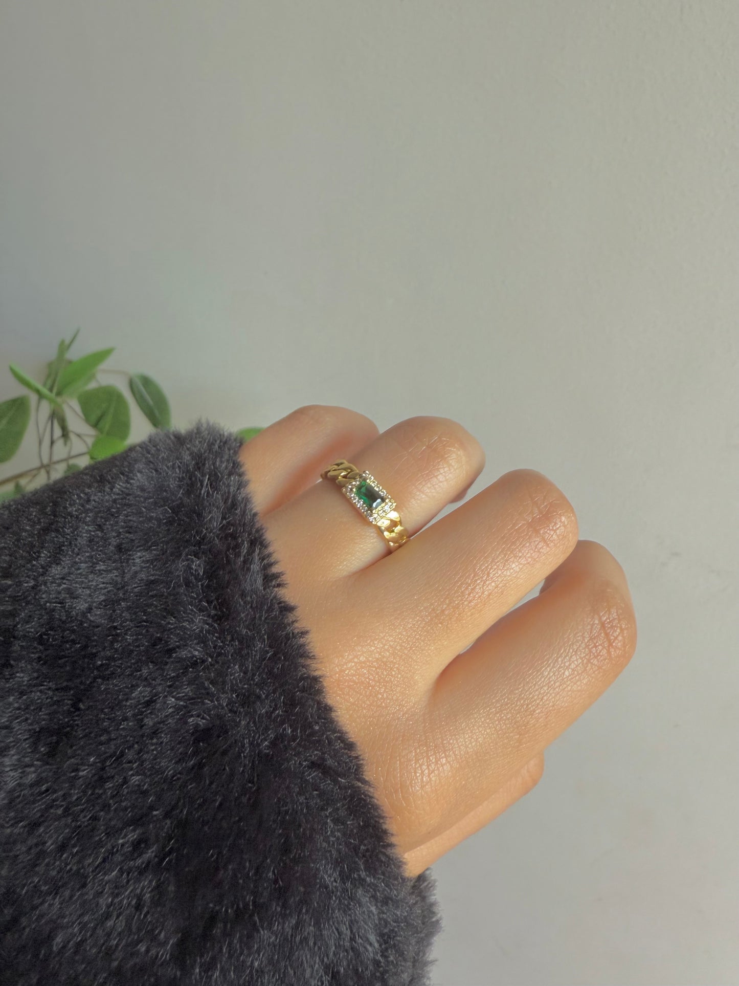 Gold plated ring