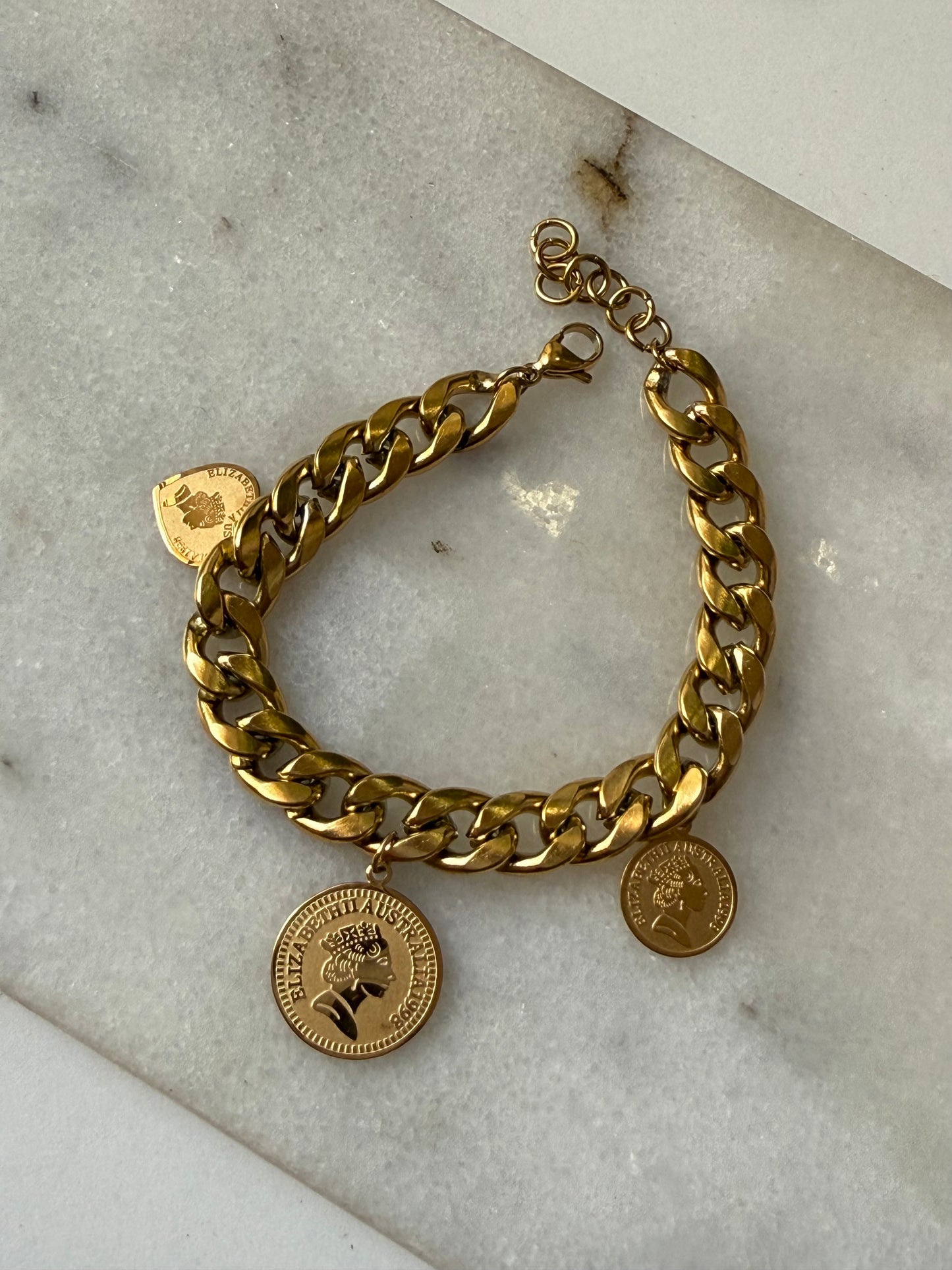 Coin bracelet