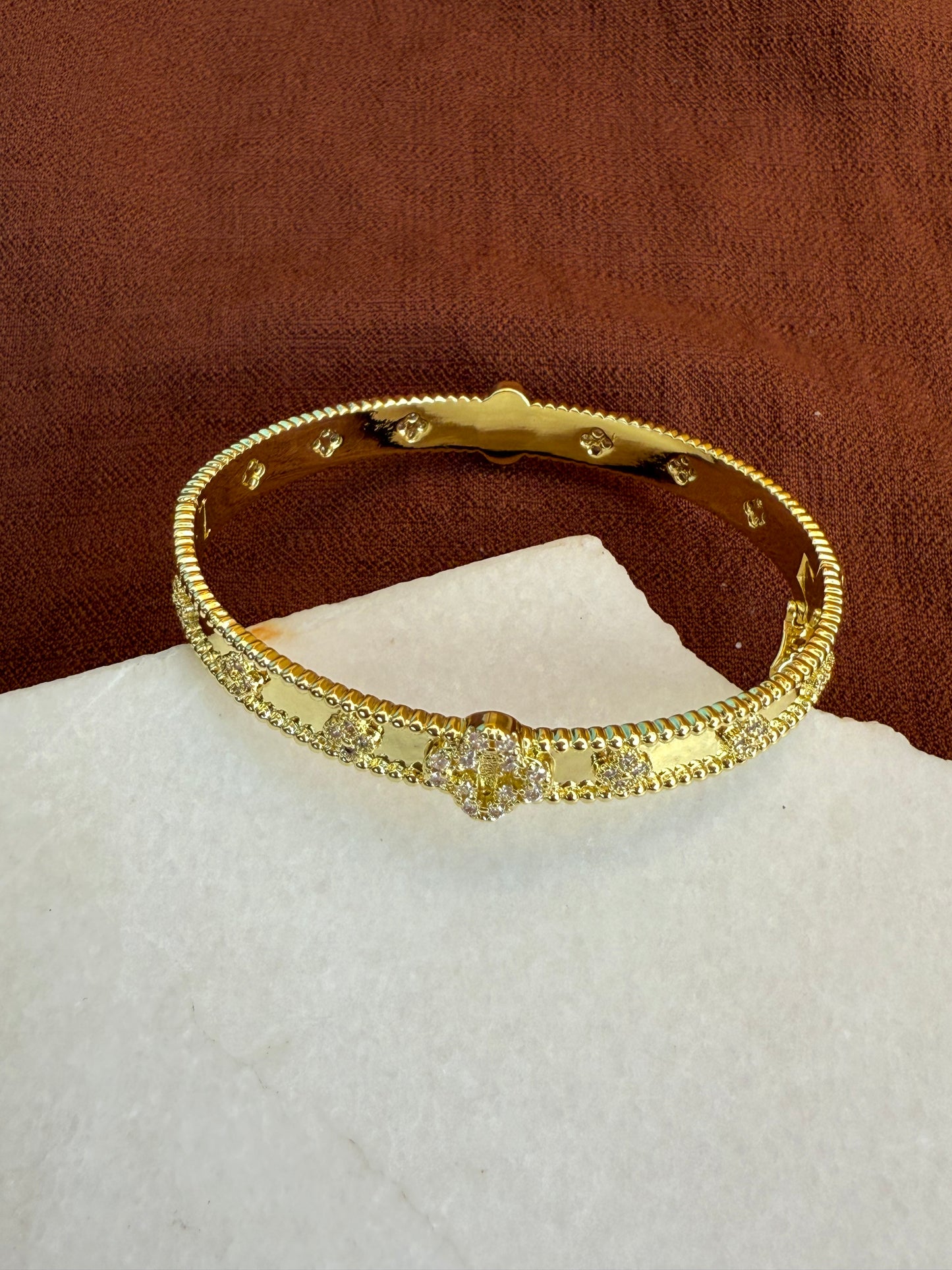 Gold plated bracelet