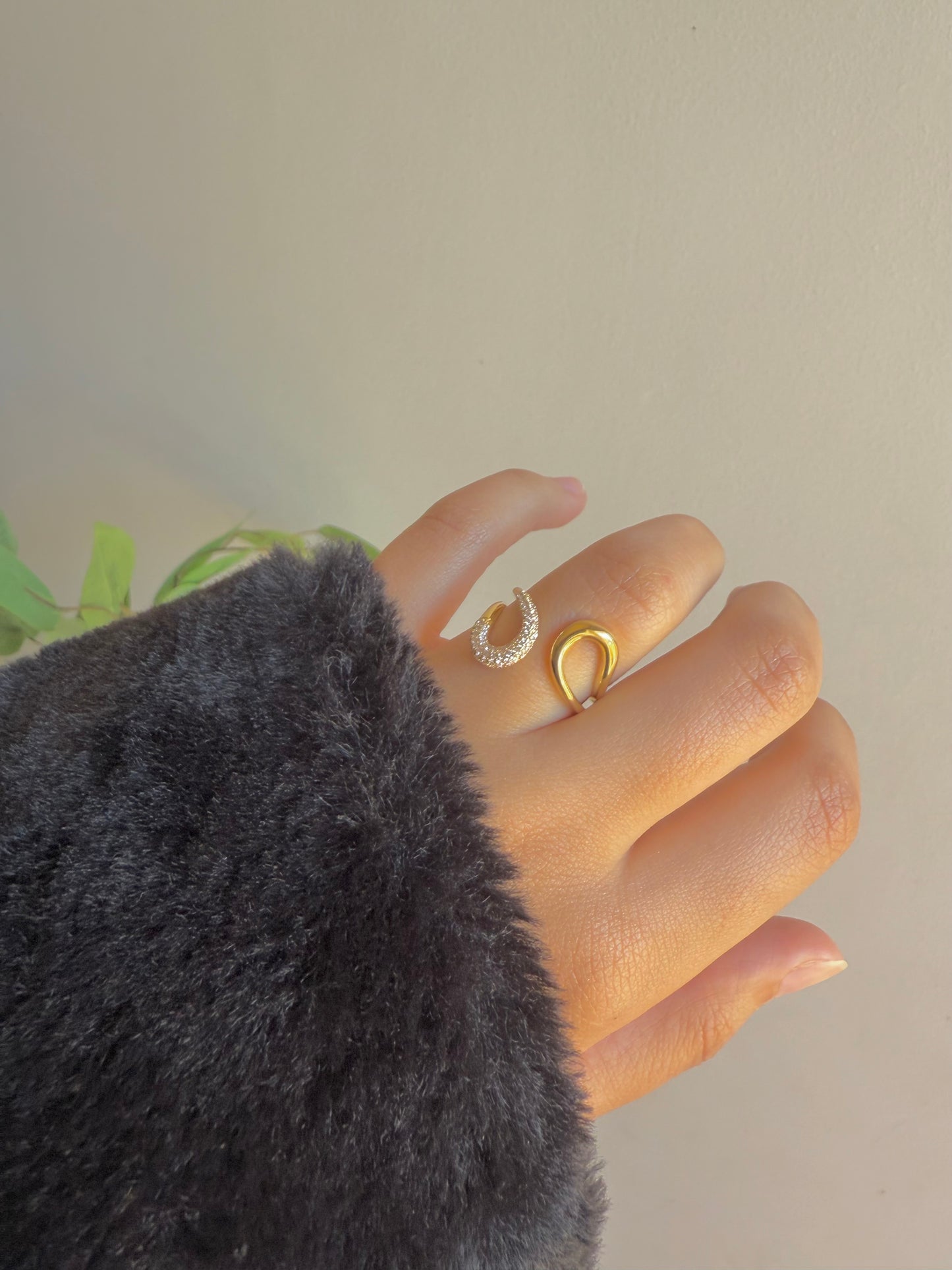 Gold plated ring