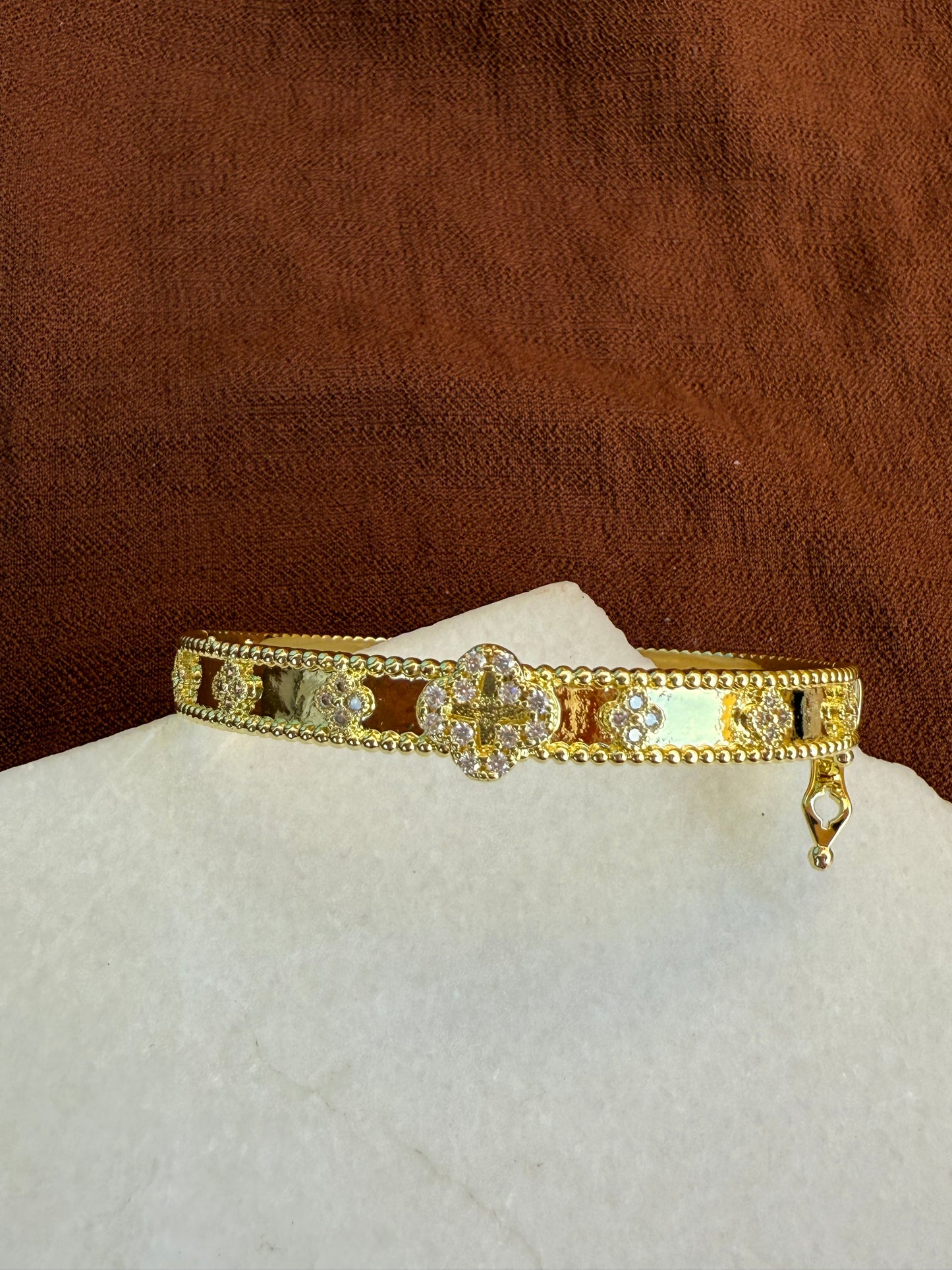 Gold plated bracelet