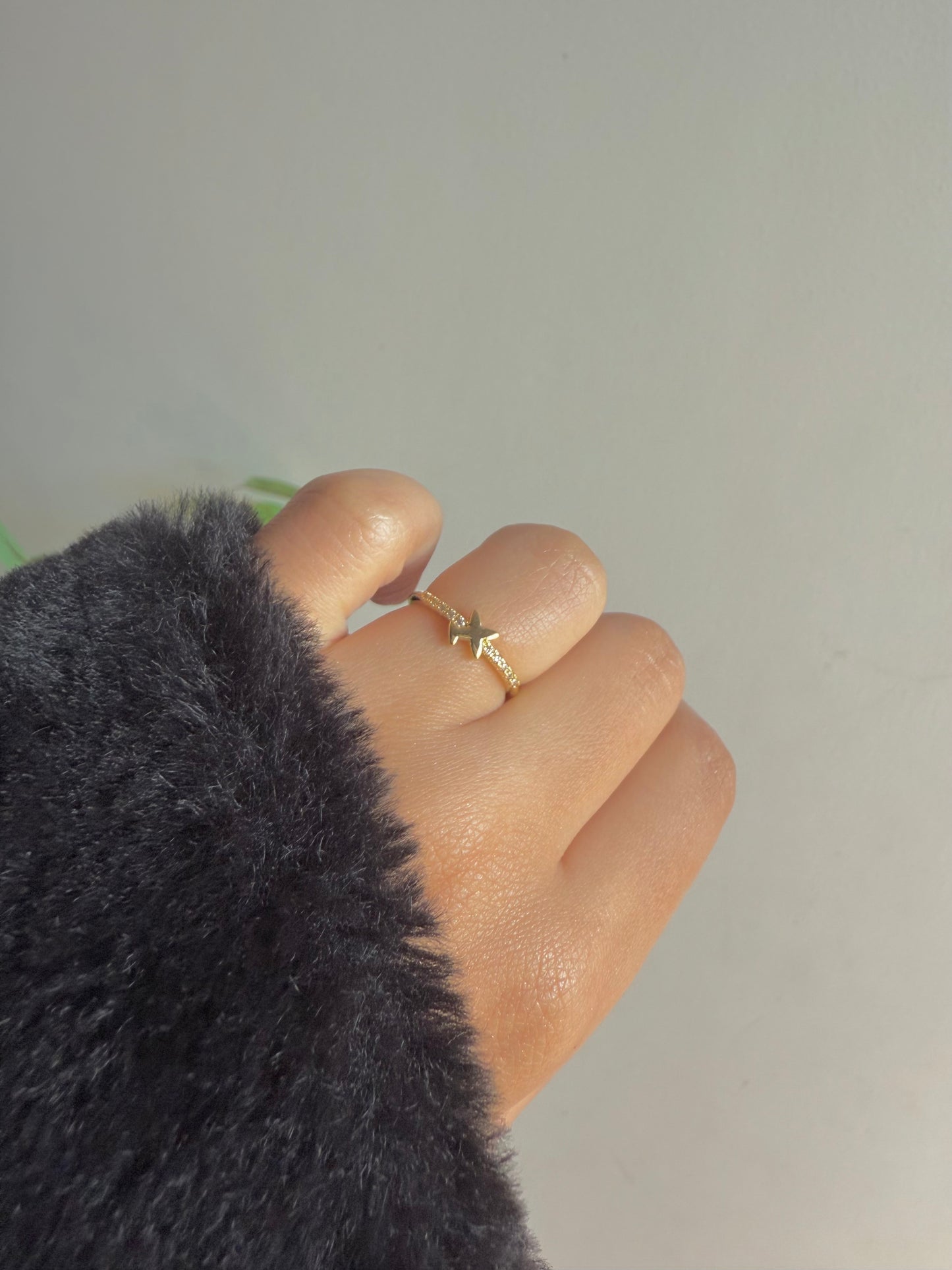 Gold plated ring