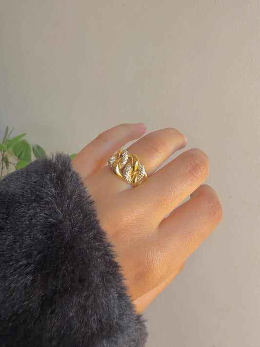 Gold plated ring