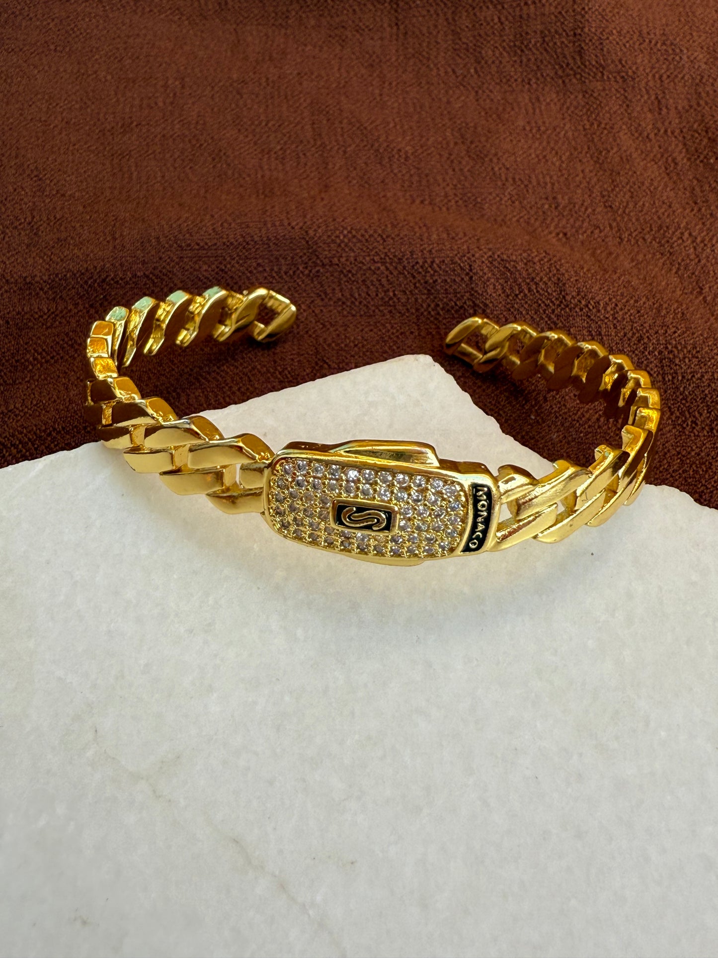 Gold plated bracelet