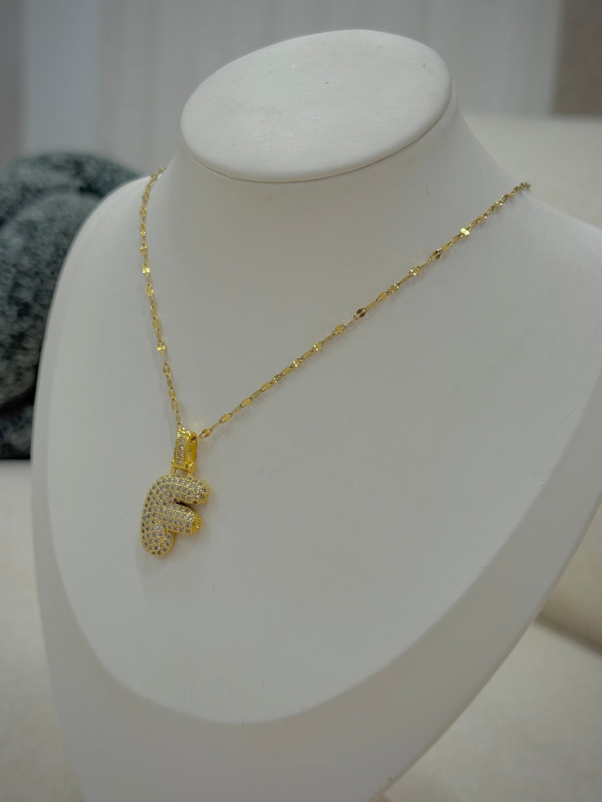 F necklace