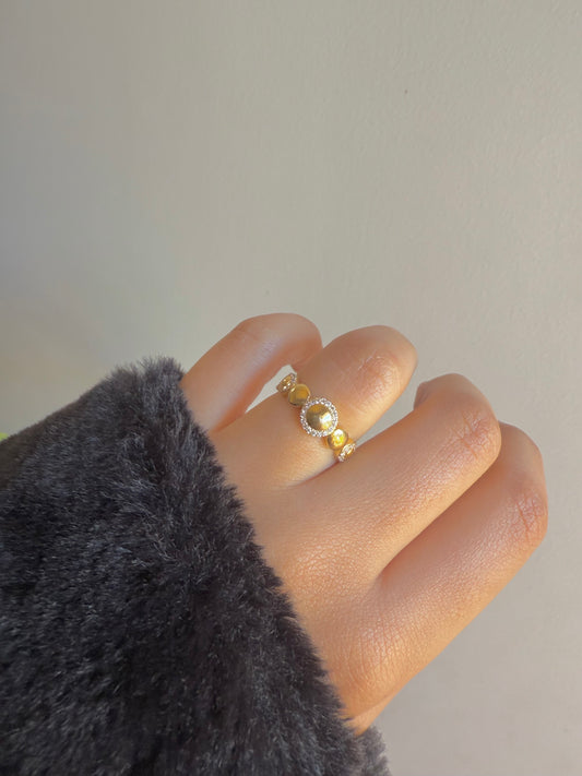 Gold plated ring