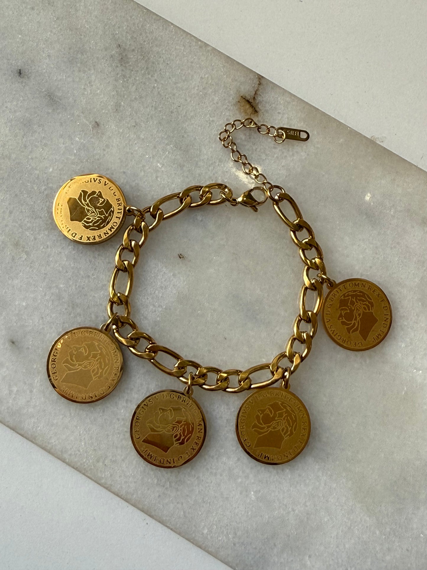 Coin bracelet