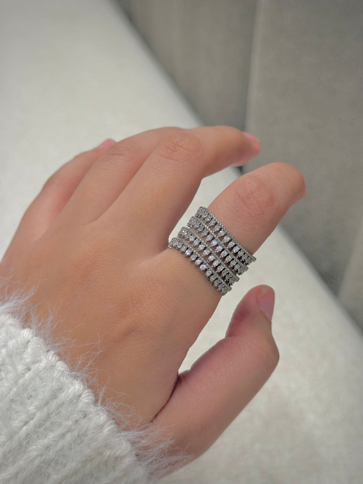 Gold plated ring