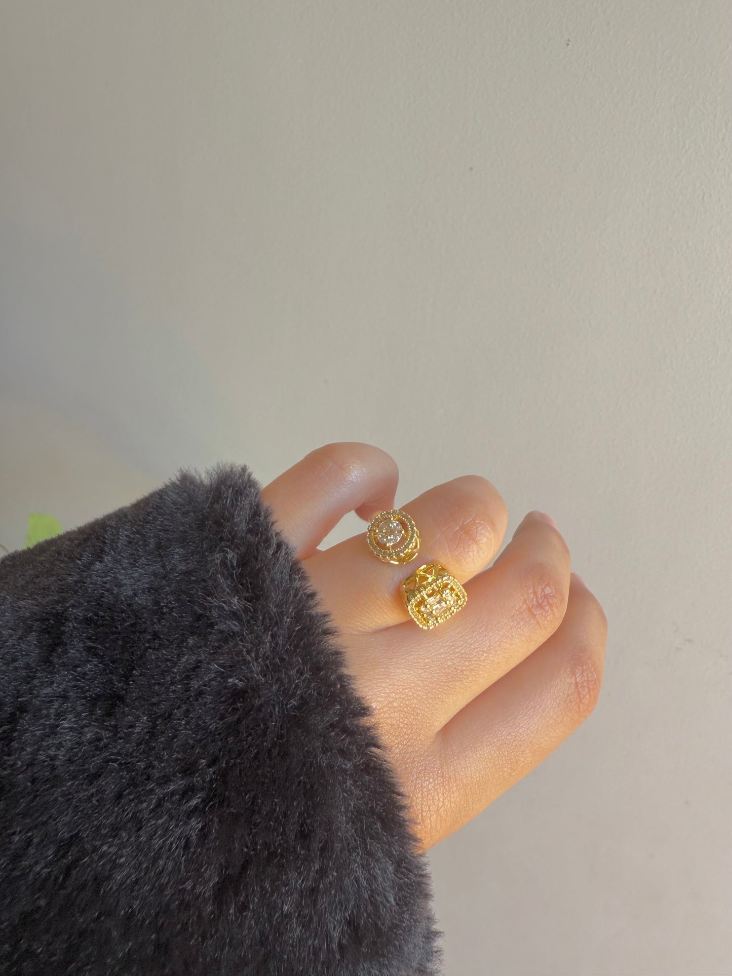 Gold plated ring