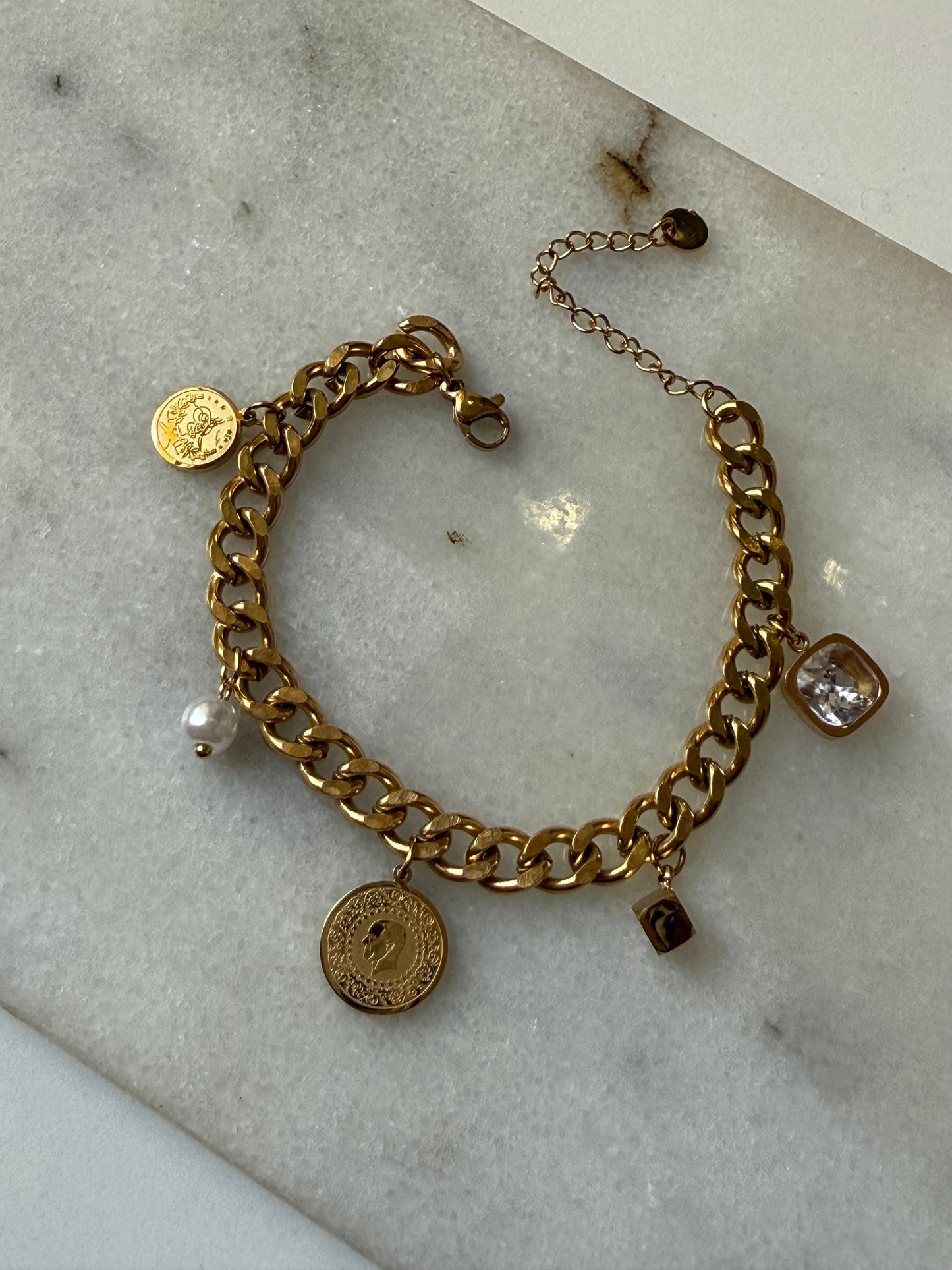 Coin bracelet