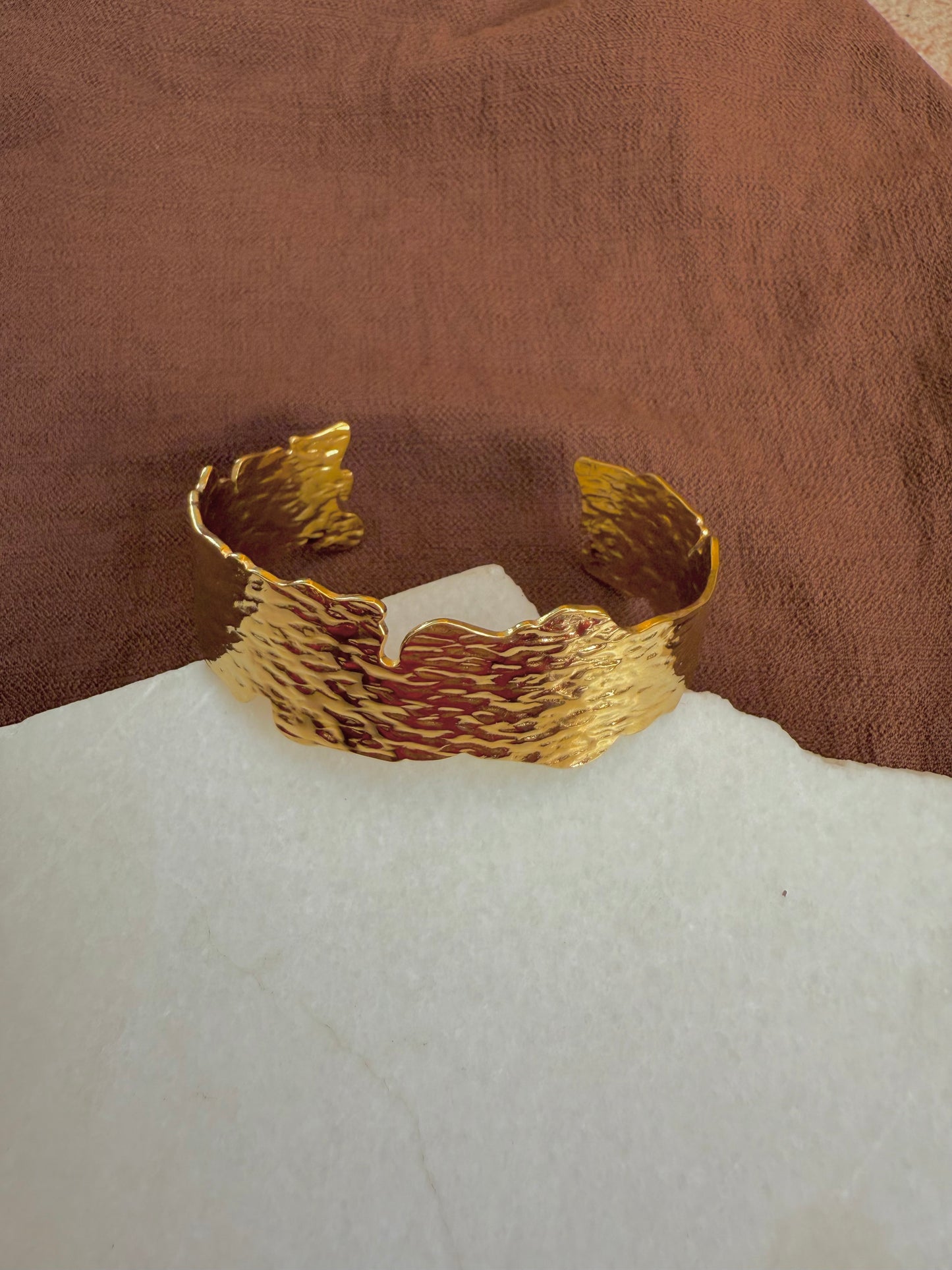 Gold plated bracelet