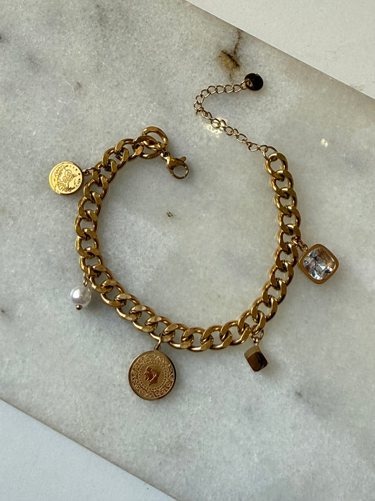 Coin bracelet