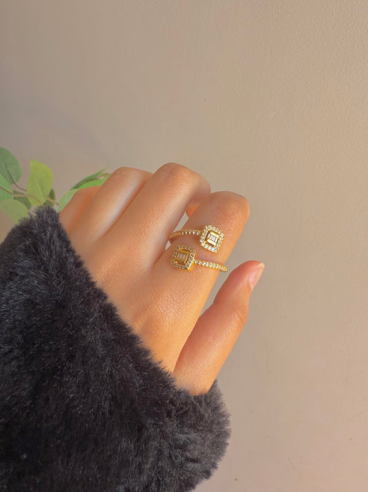 Gold plated ring