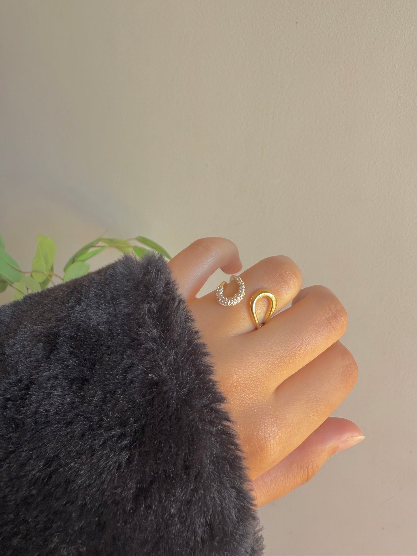 Gold plated ring