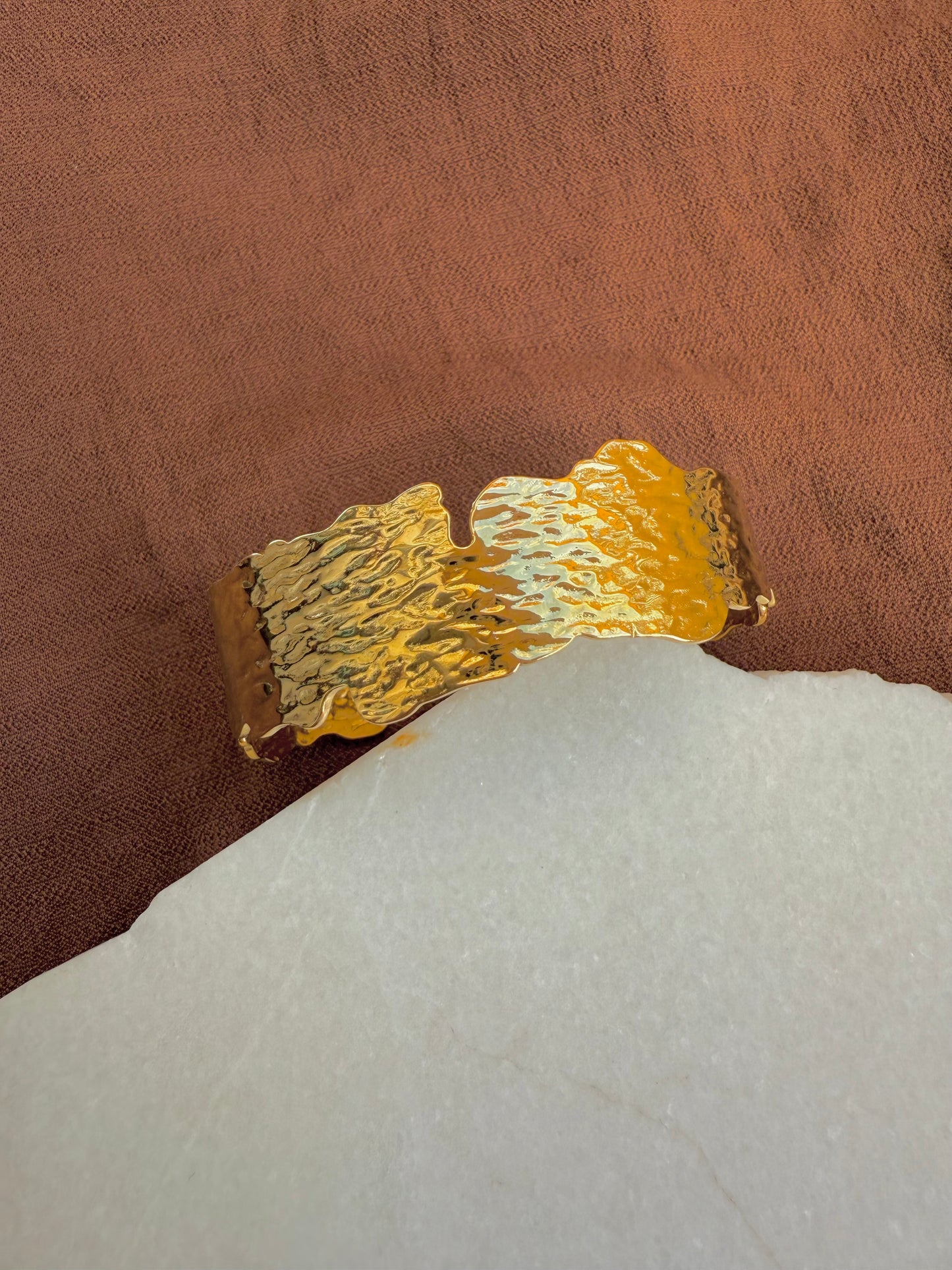 Gold plated bracelet