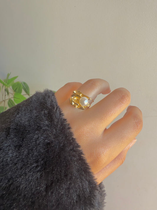 Gold plated ring