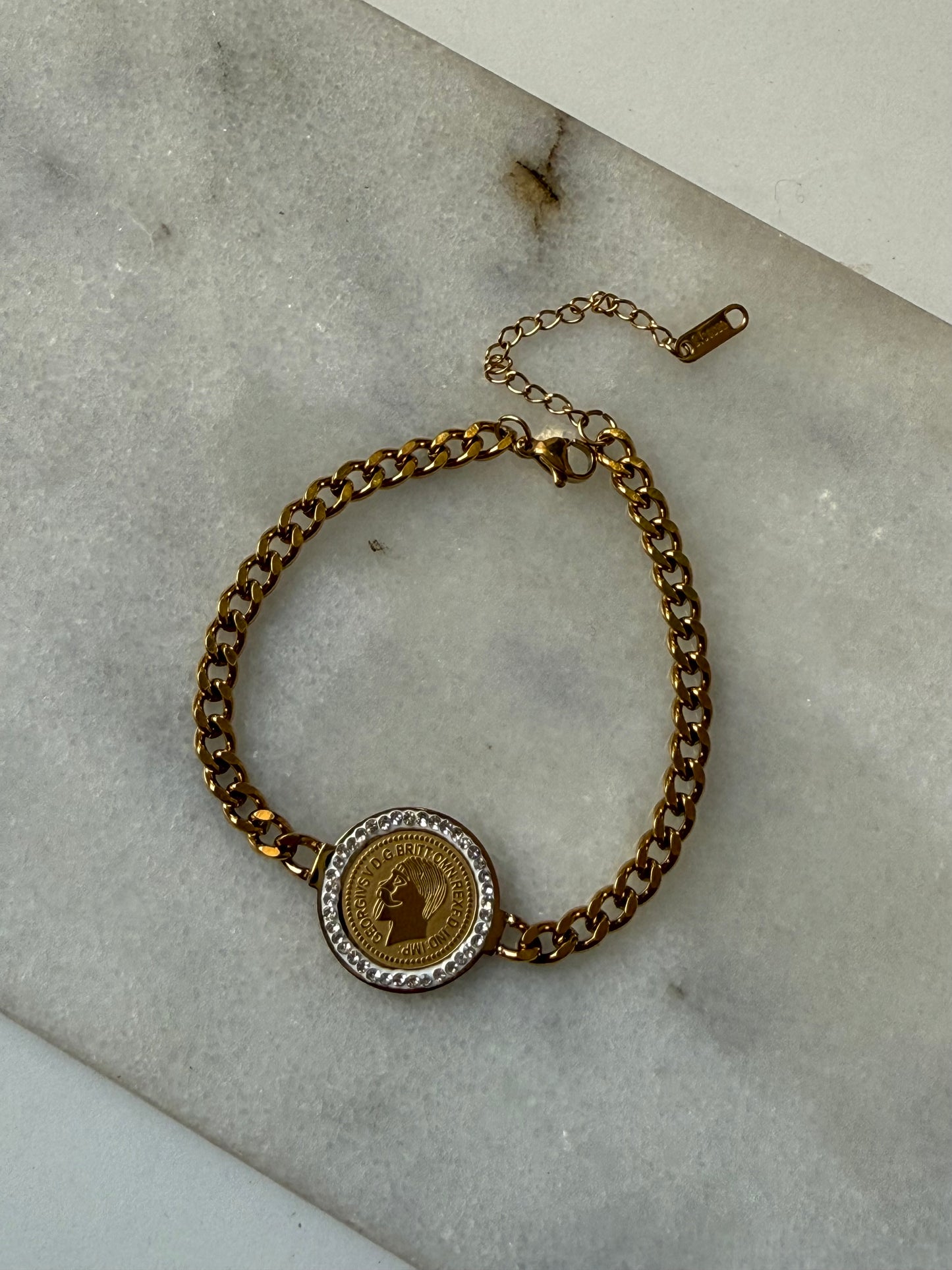 Coin bracelet