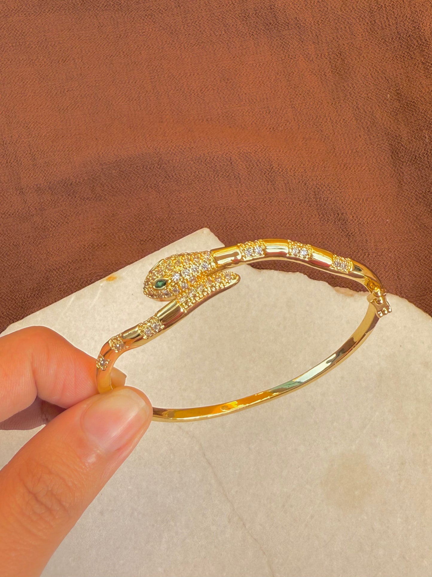 Gold plated bracelet