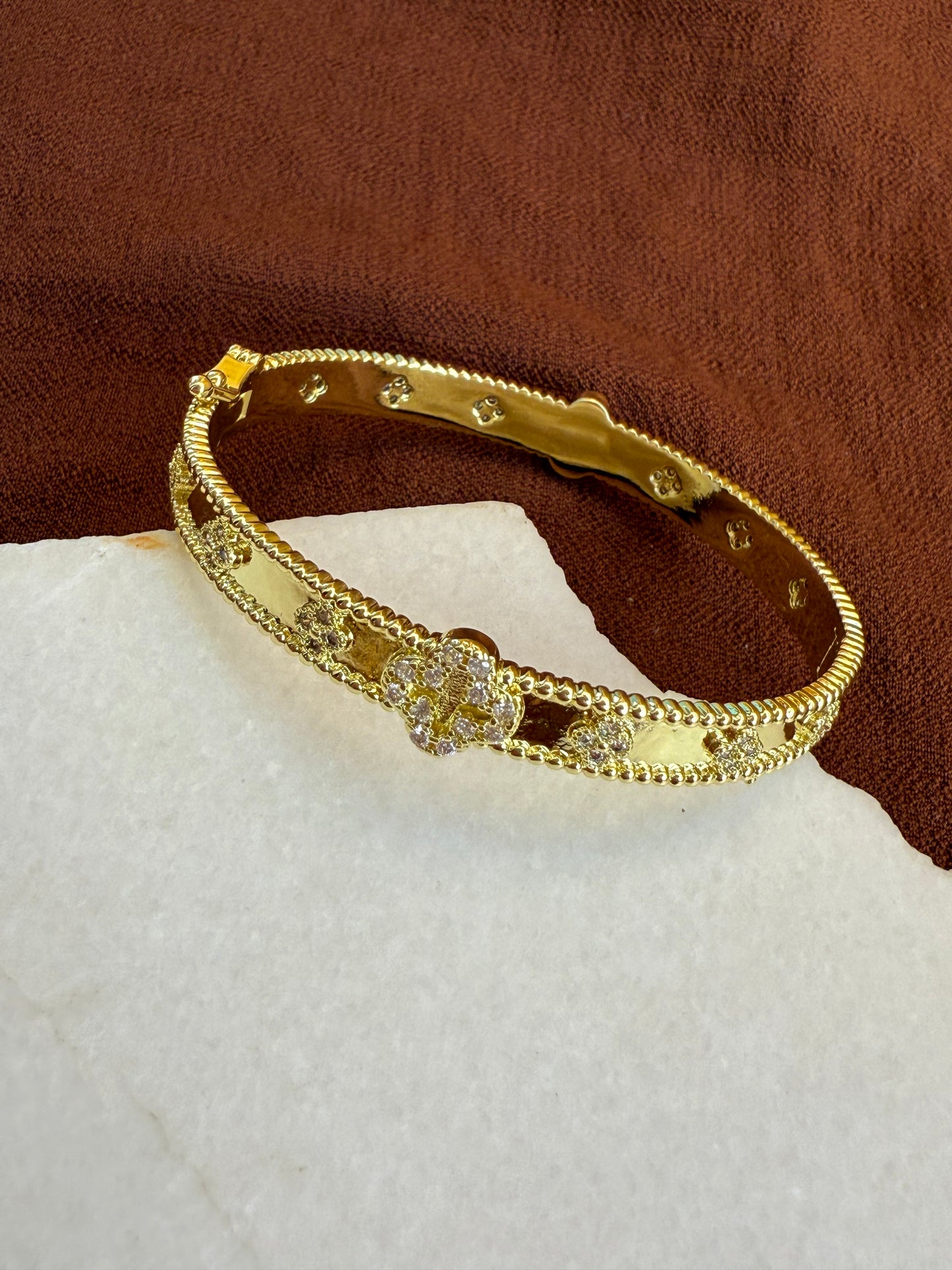 Gold plated bracelet