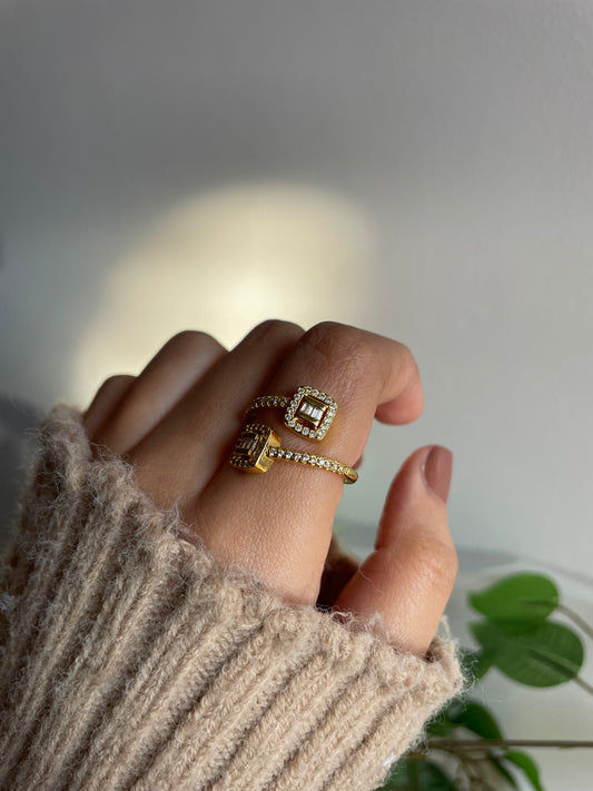 Gold plated ring