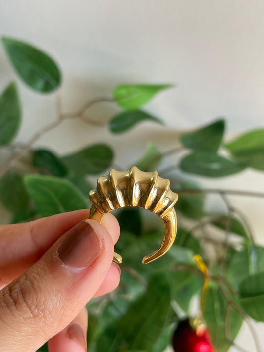 Gold plated ring