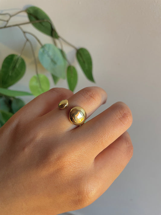 Gold plated ring