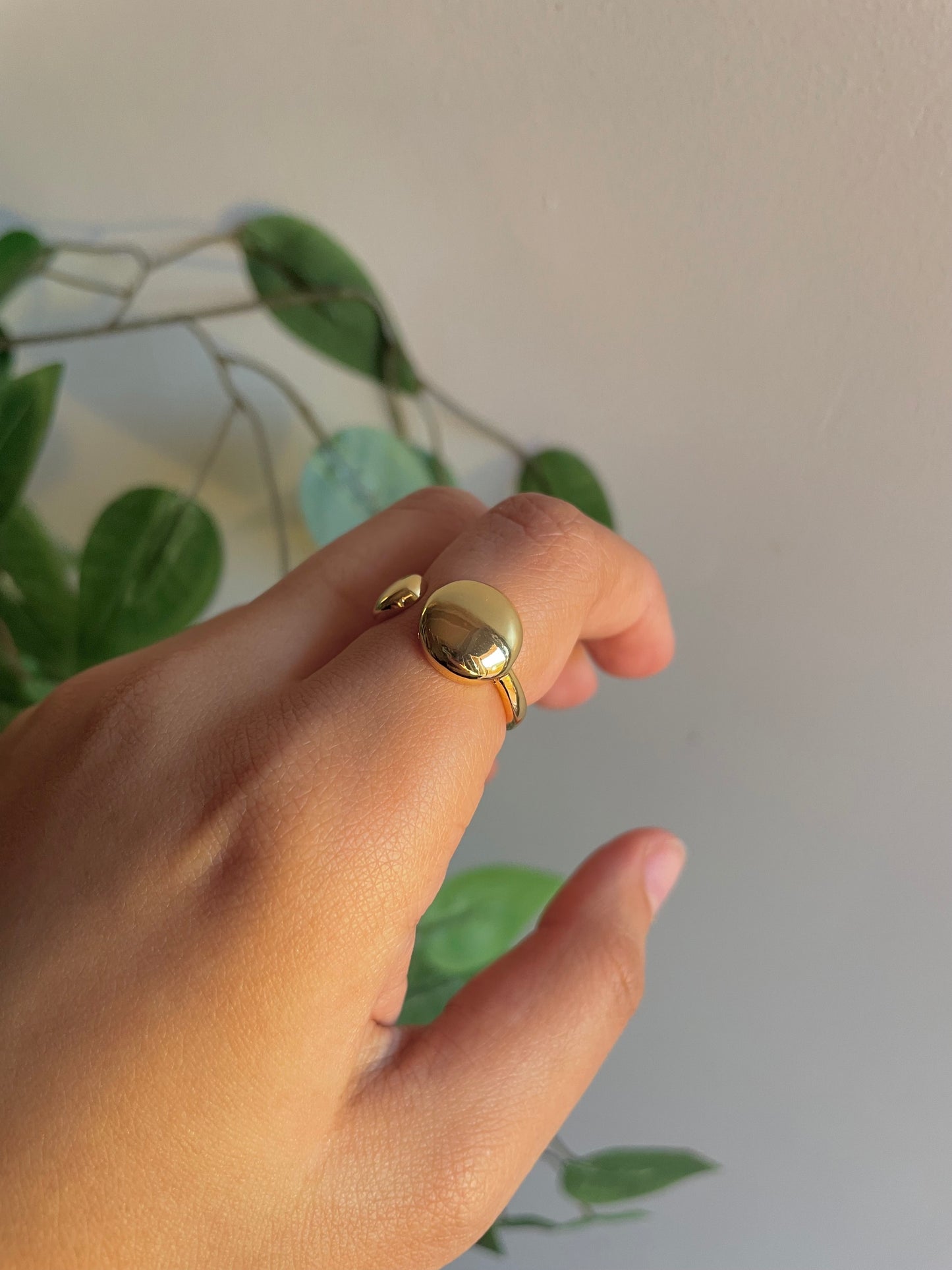 Gold plated ring