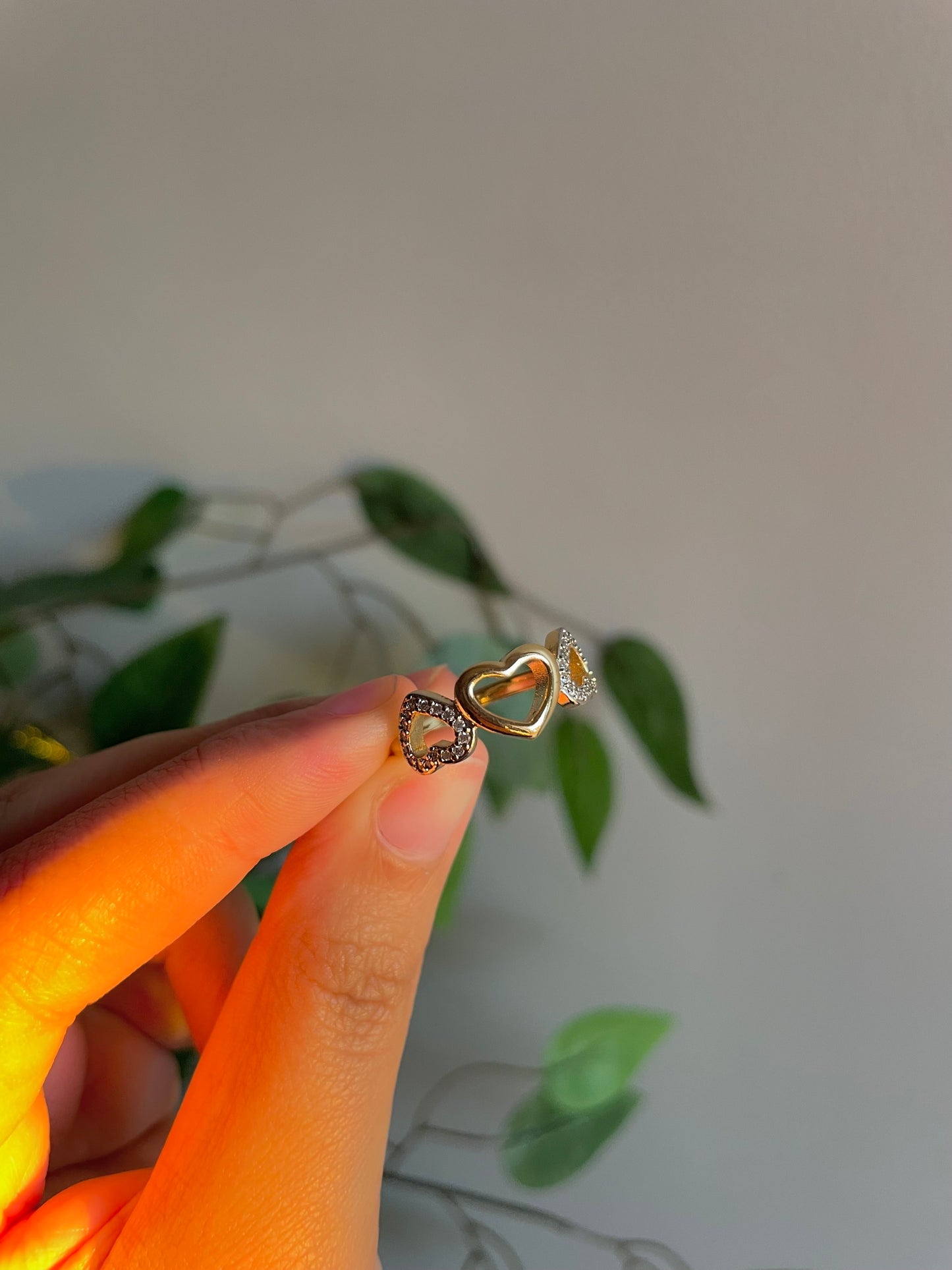 Gold plated ring