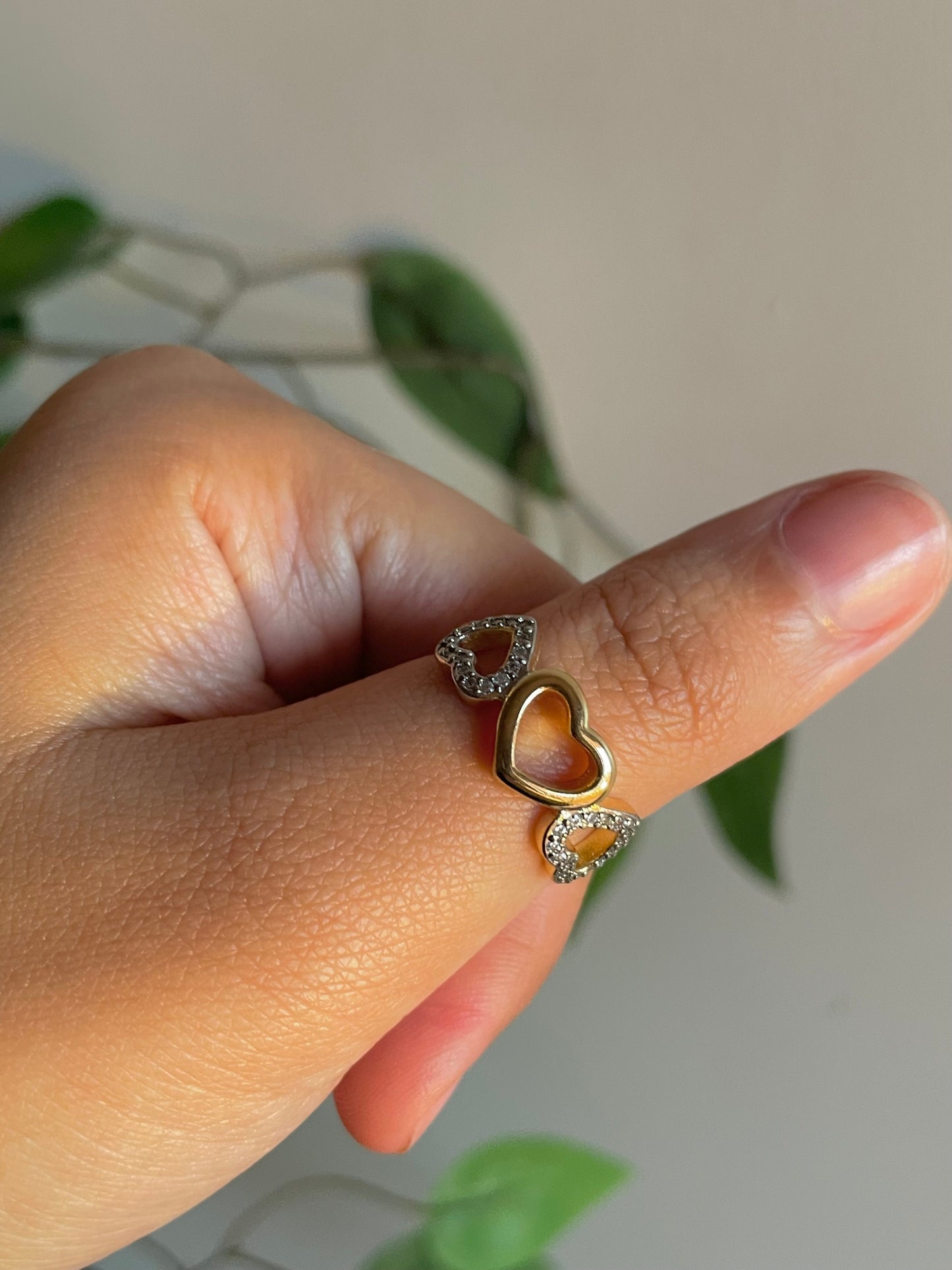 Gold plated ring