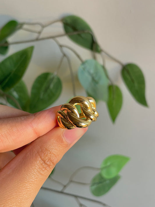 Gold plated ring