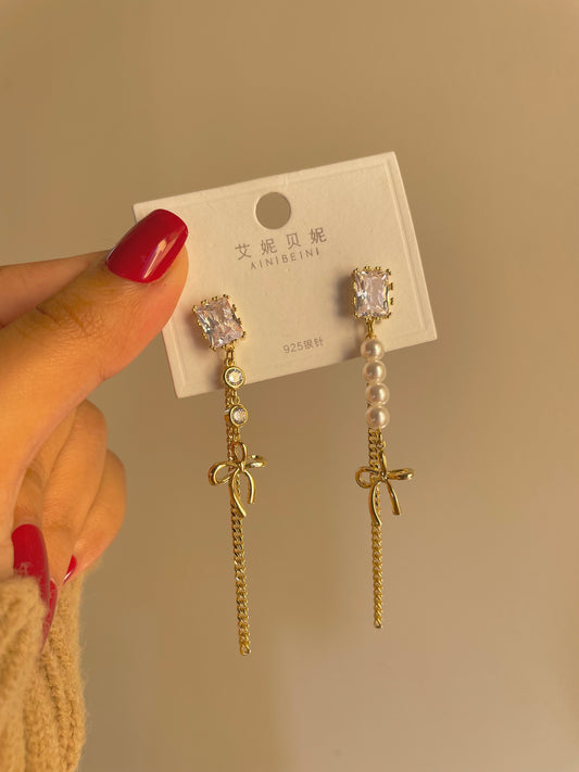 Pearl earrings