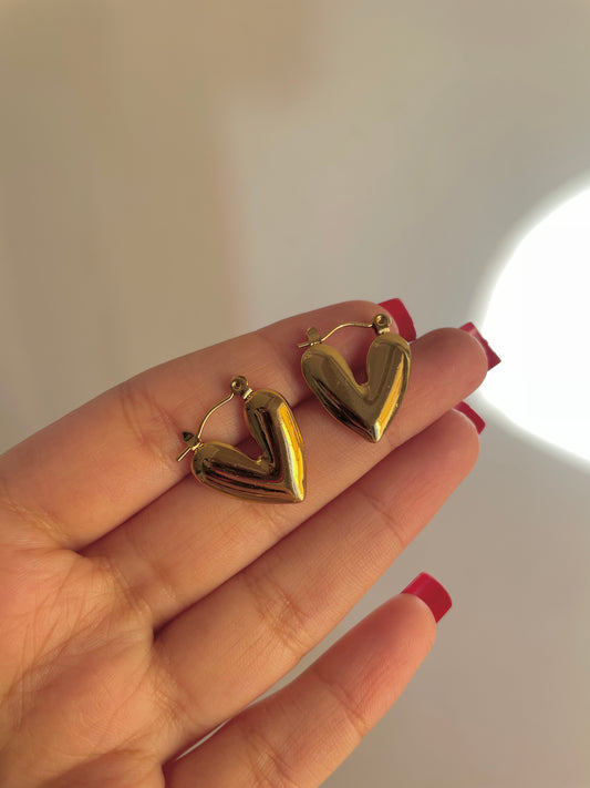 Heart earring