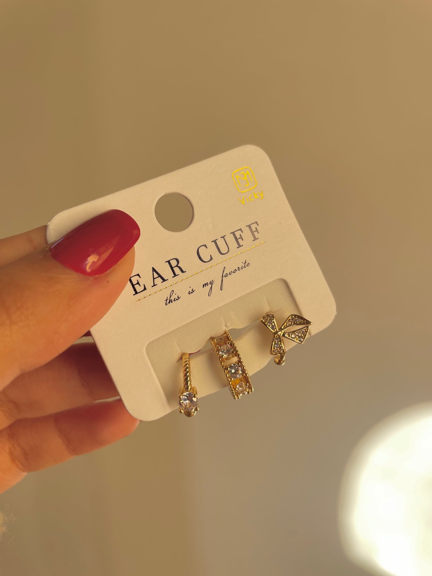 fake nose/ear earrings&nbsp;