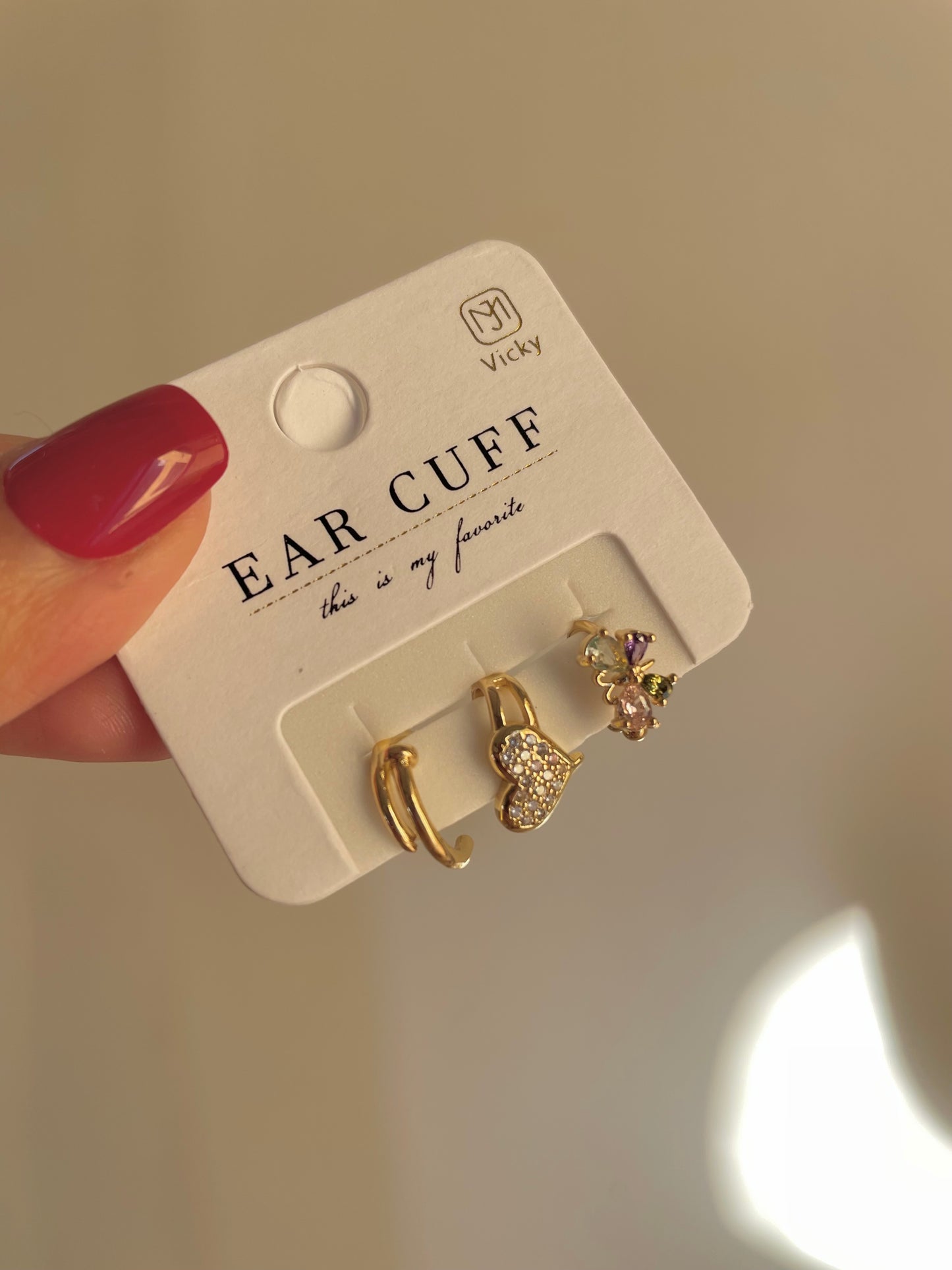 fake nose/ear earrings&nbsp;